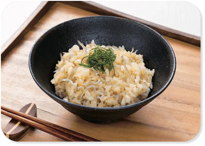 ちりめんしらすの炊き込みご飯